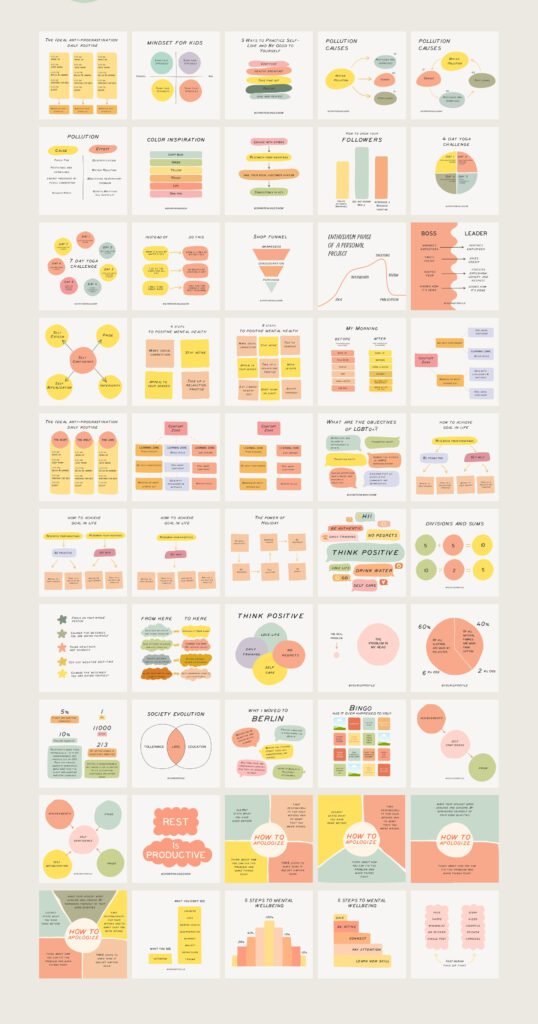 Charts and Graphs Social Media Kit - Sparrow and Snow