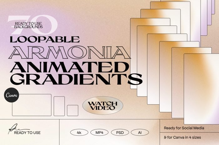 ARMONIA Animated Gradients - Commercial
