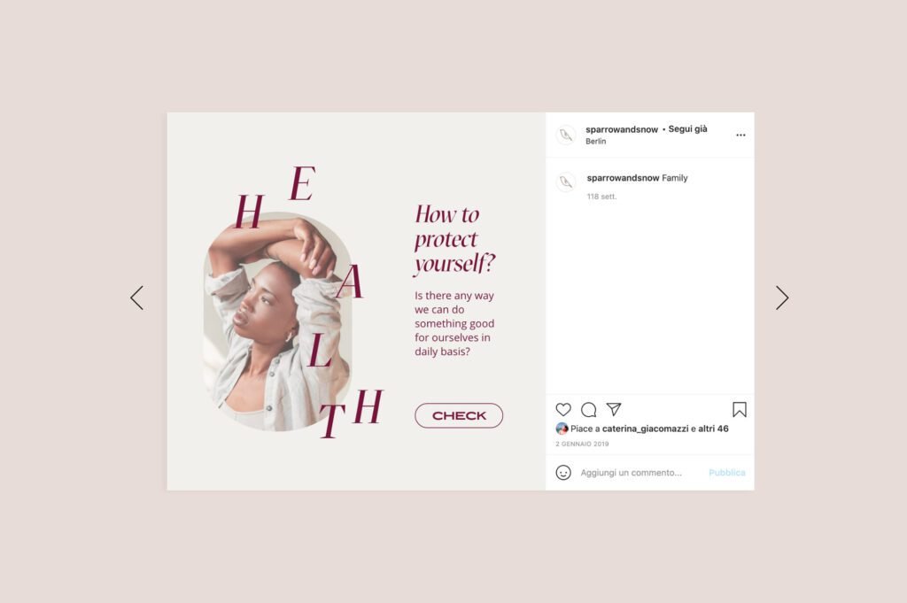 Wellness Social Media Kit - Sparrow and Snow